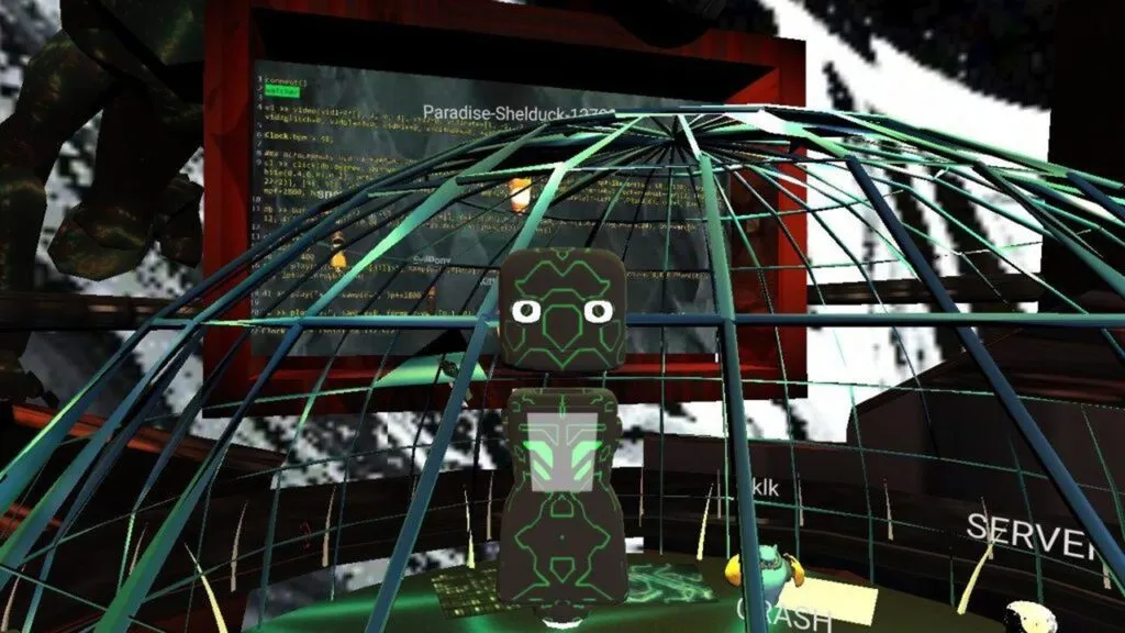 CrashServer Headquarter Concert Mozilla hubs 3d VR